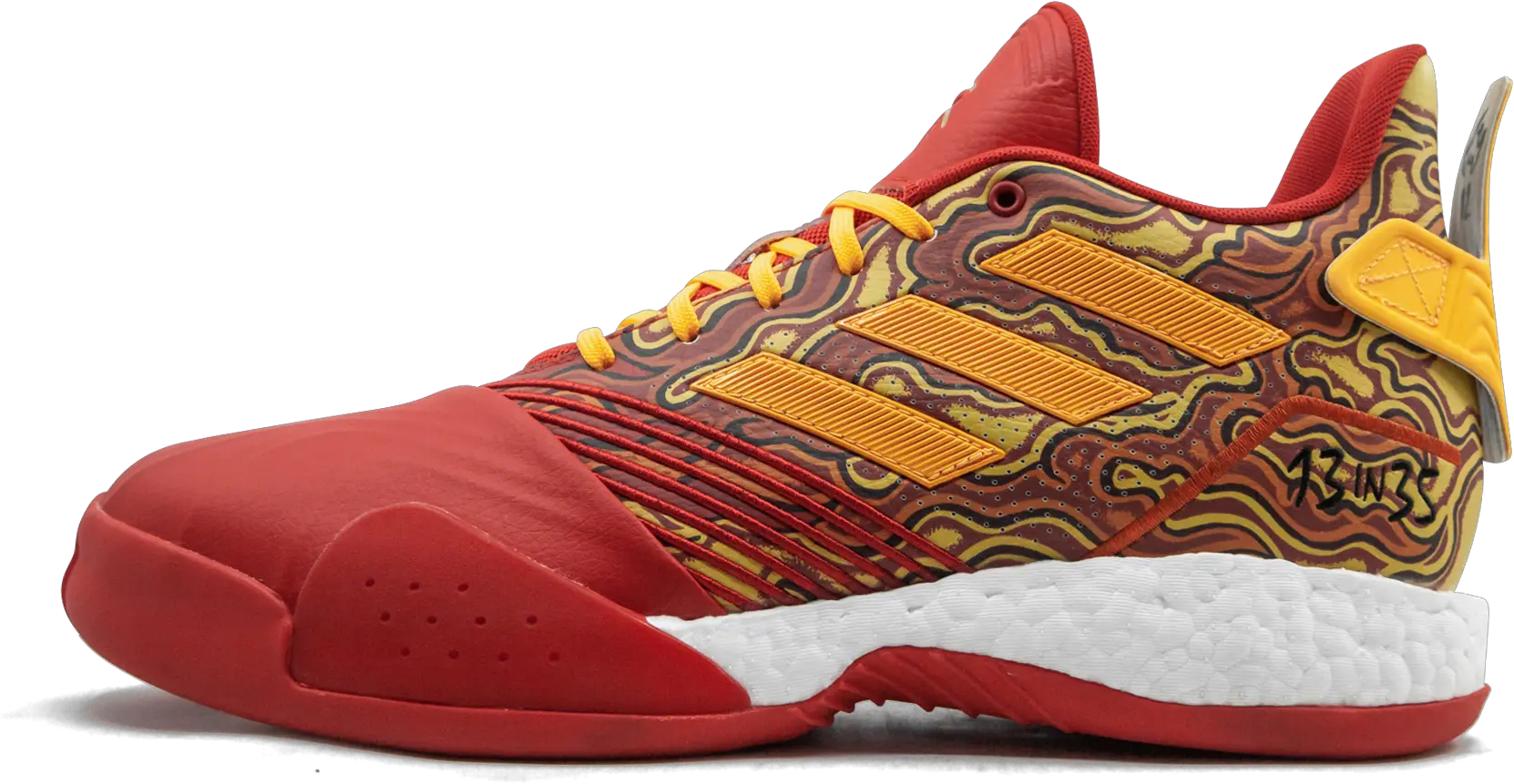  Adidas T Mac Millennium Houston Rockets 13 In 35 G28376 Round Toe Png Houston Rockets Png