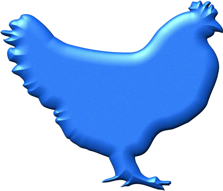  Transparent Blue Hen Png Picture Blue Chicken Png Hen Png