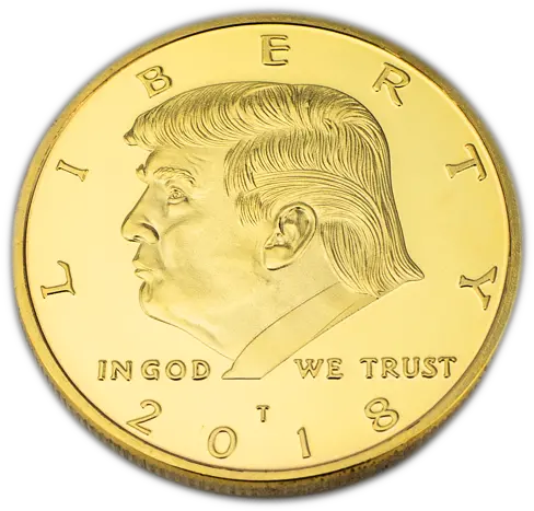  Rare 2018 Donald Trump Presidential Coin Real Donald Trump Coin Png Coin Transparent