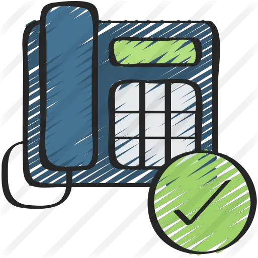  Telephone Free Technology Icons Vertical Png Telephone Icon Blue