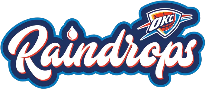  Raindrops Oklahoma City Thunder Illustration Png Raindrops Png