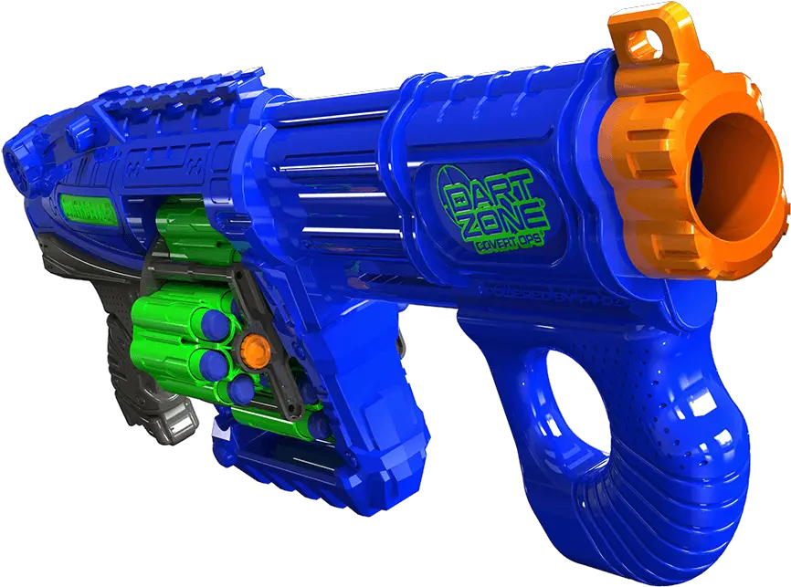  Quatroblast Superflip Drum Dart Blaster Dart Zone Quatro Blast Png Gun Blast Png