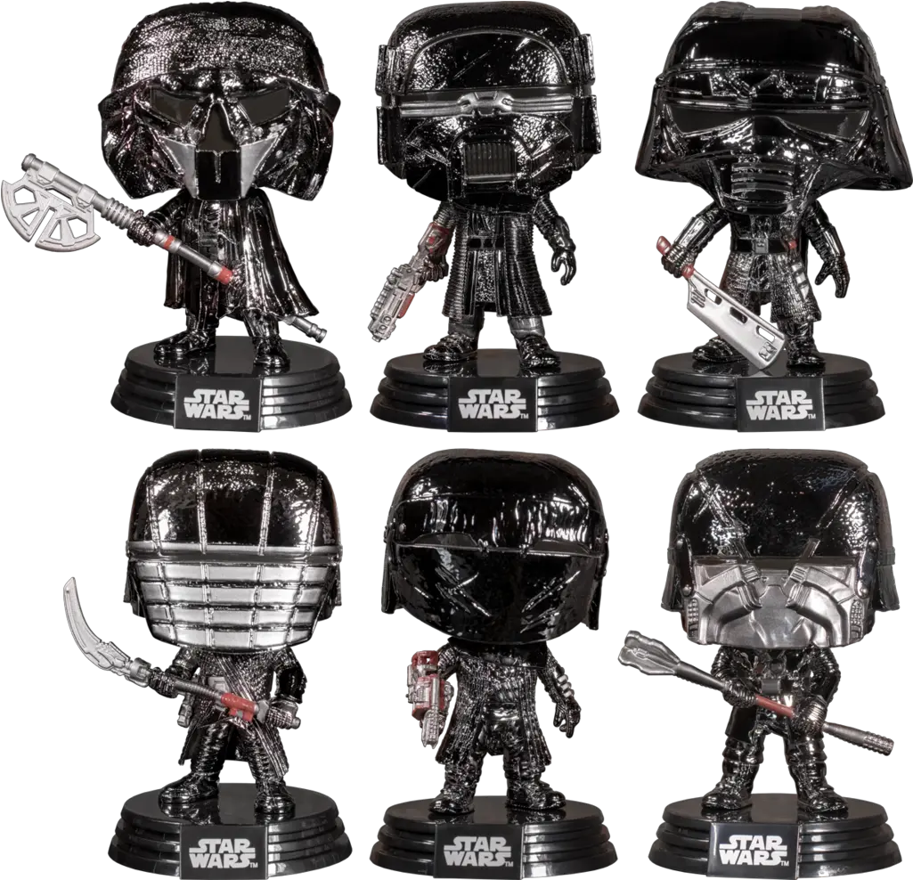  The Funko Pop Knights Of Ren 335 Png Scary Chrome Icon Png