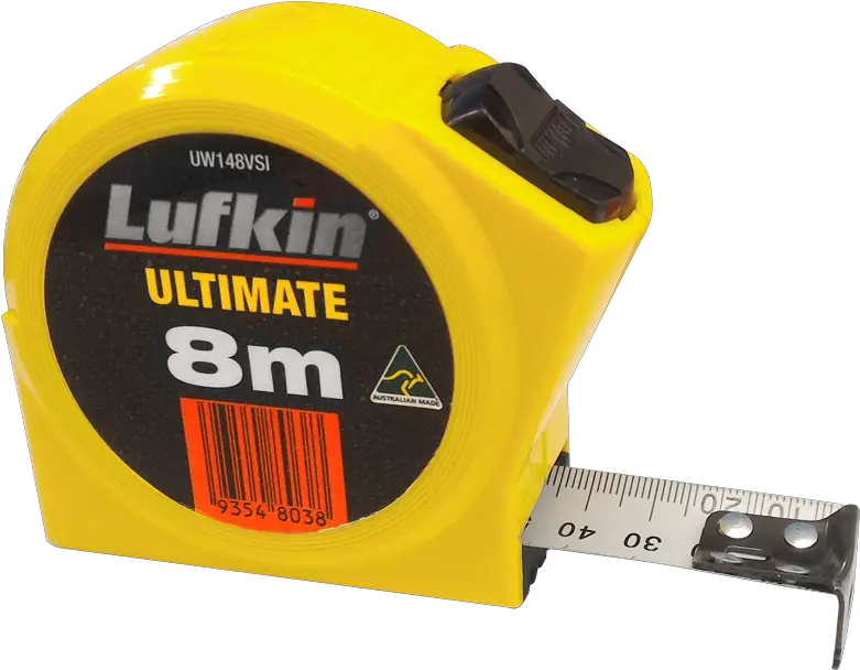  Tape Measure 8m X 25mm Lufkin U2013 Wallboard Tool Company Tape Measure Png Tape Measure Png