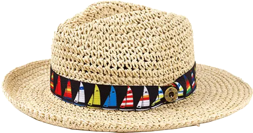  Ladies Sailboat Fedora Png Straw Hat Png