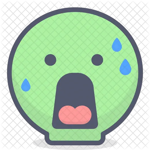  Shocked Emoji Icon Of Colored Outline Cartoon Png Shocked Png