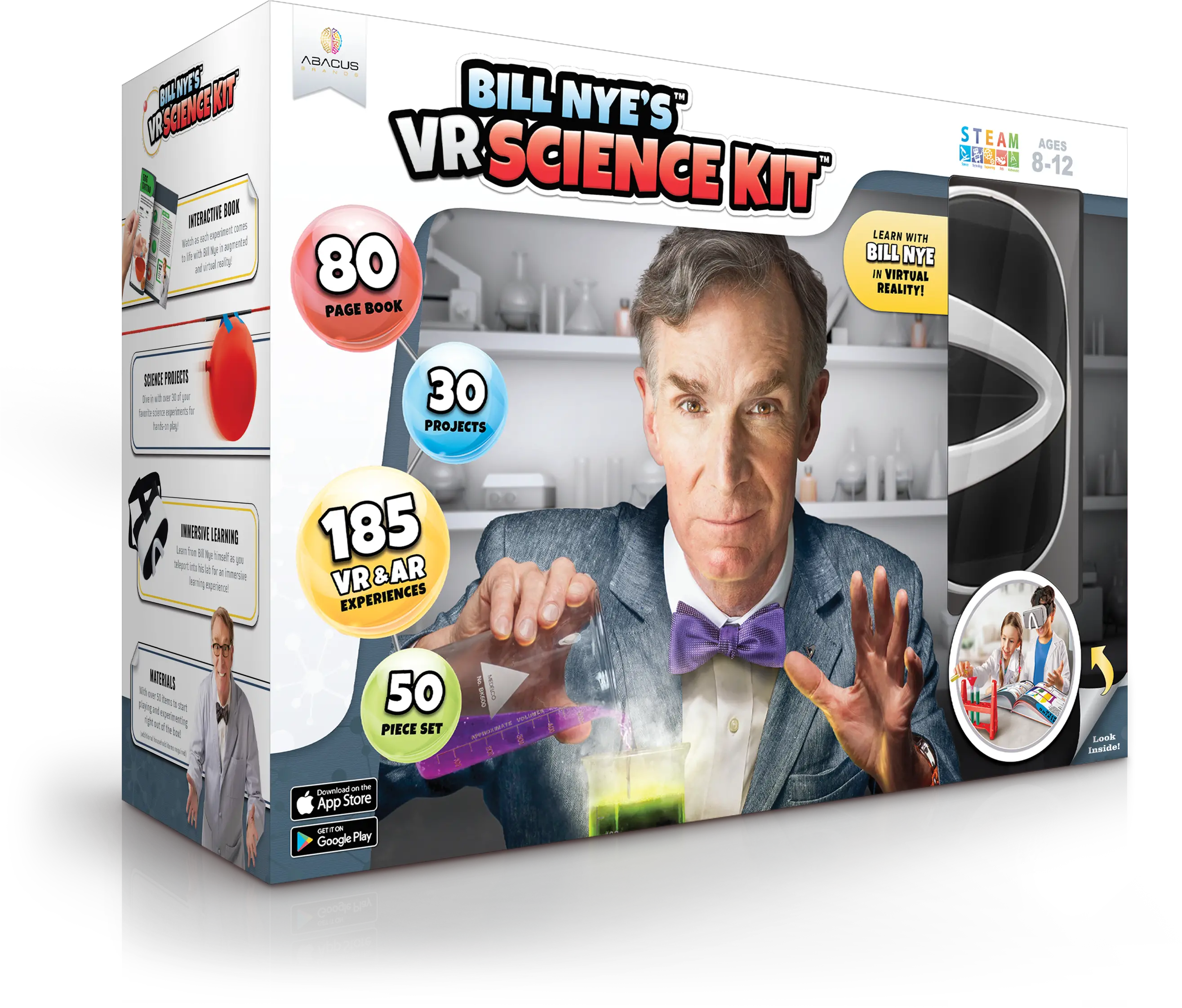  Virtual Reality Science Kit For Kids Bill Vr Science Kit Png Bill Nye Transparent