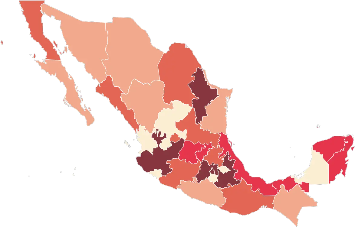  2020 Coronavirus Outbreak In Mexico Wikipedia Modern Map Of Mexico Png Mexico Png