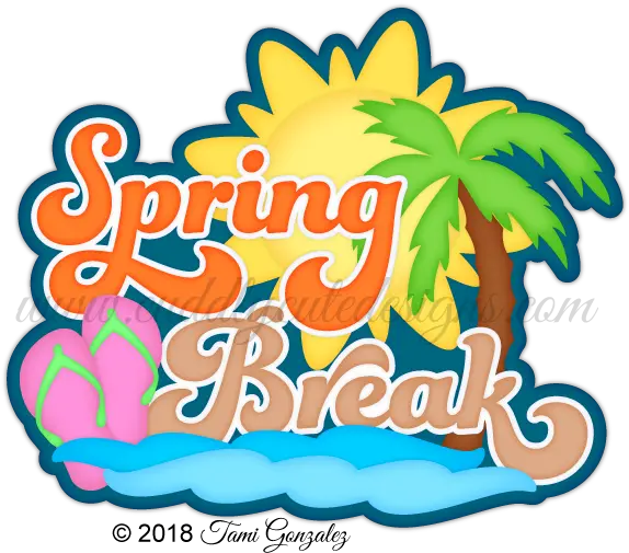  Download Spring Break Png Image With No Spring Break No Background Break Png