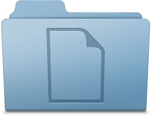  Blue Folder Documents Smooth Leopard Apple Documents Folder Icon Png Leopard Icon