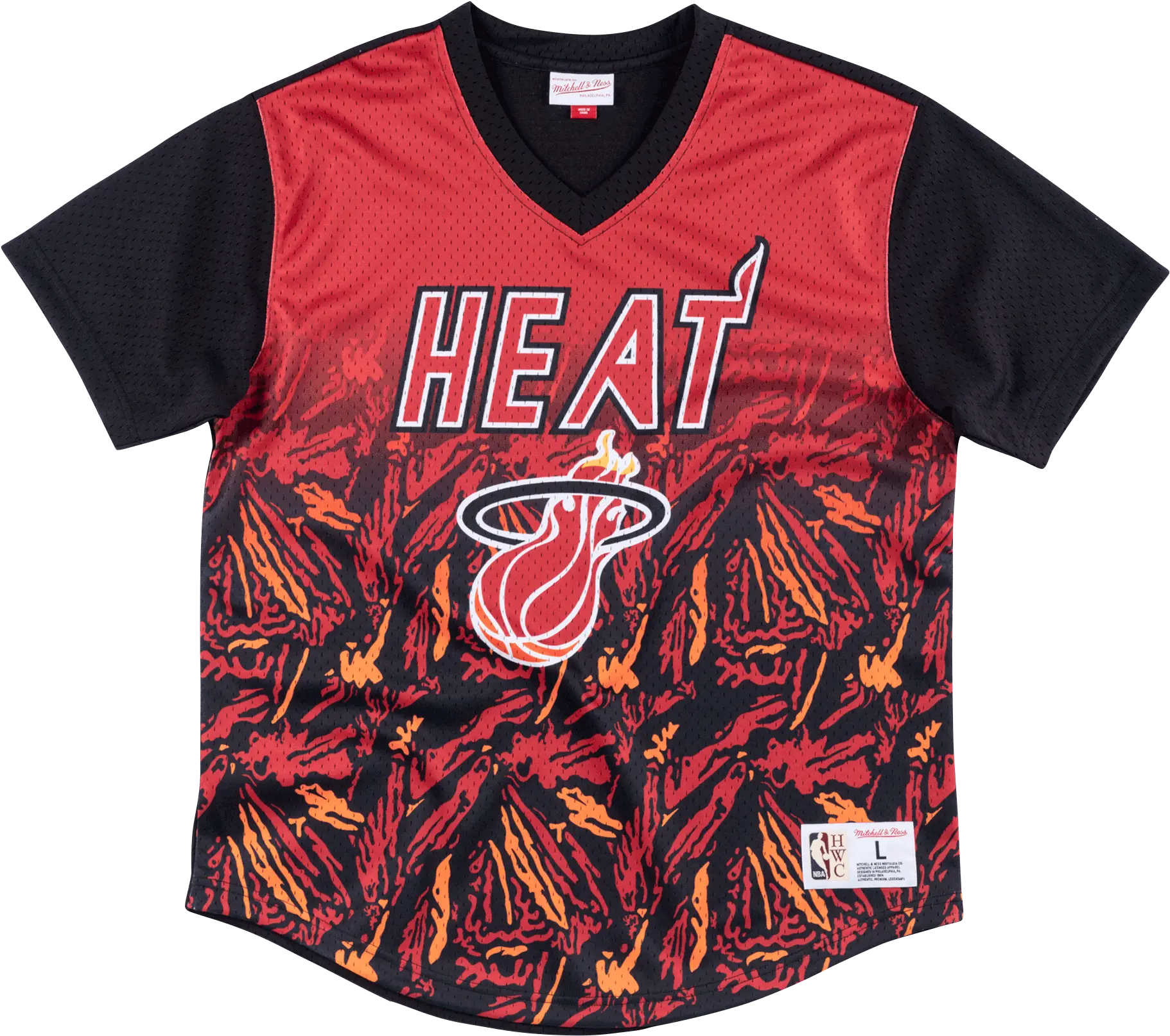  Game Winning Shot Mesh V Neck Miami Heat Toronto Raptors Png Miami Heat Logo Png