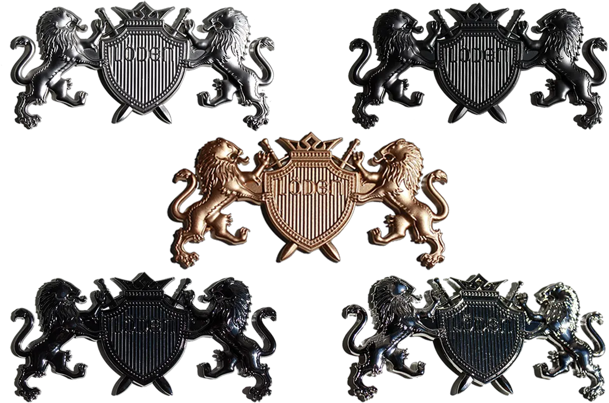  Lion Coat Of Arms Badge Emblem Various Sizescolors 2 Lions Logo Png Genesis Car Logo