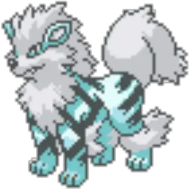  Download Hd Frosty Arcanine Pokemon Sprite Transparent Gif Png Arcanine Transparent