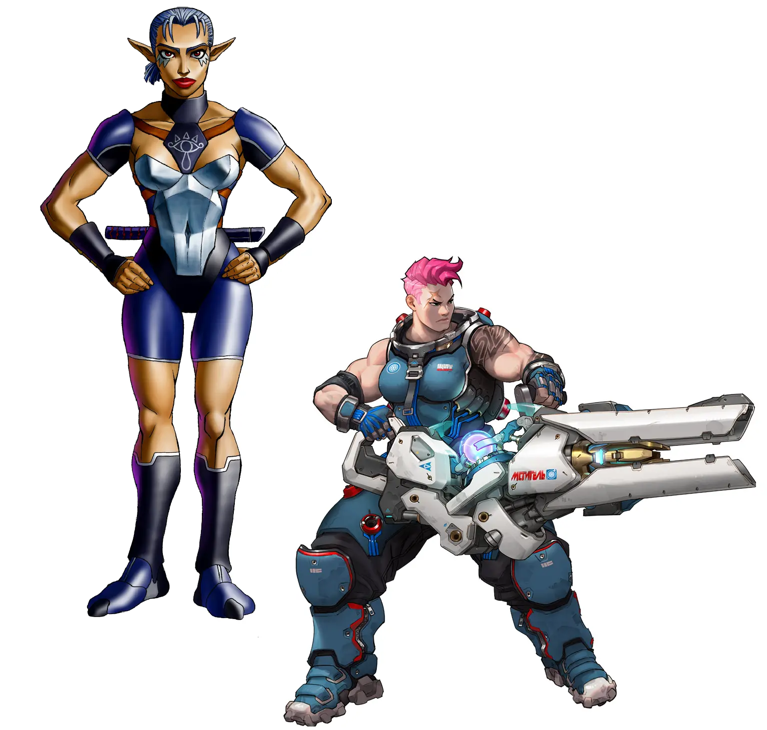  Download Overwatch Zarya Png Transparent Uokplrs Hyrule Warriors Impa Costumes Ana Overwatch Png