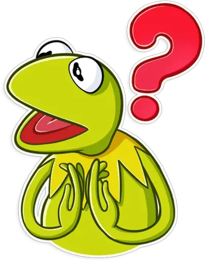  Kermit The Frog Muppets Telegram Sticker Kermit The No Entiendo A Esa Gente Que Te Agrega Y Nunca Te Saluda Png Kermit The Frog Png