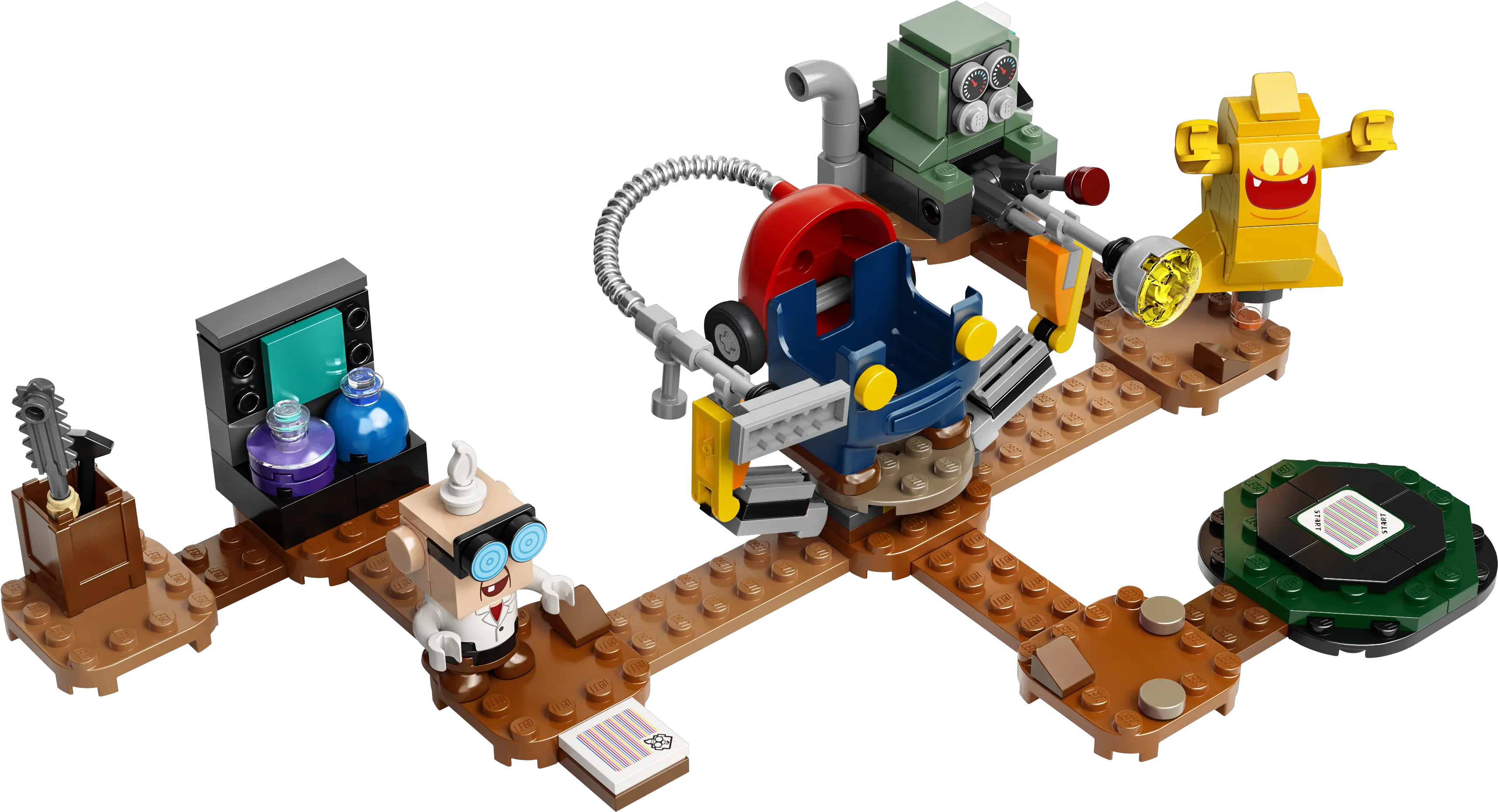  Luigiu2019s Mansion Lab And Poltergust Expansion Set 71397 Lego Super Mario Buy Online Lego Luigi Mansion Png Luigi Icon