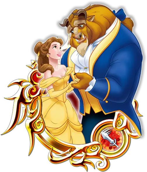  Beast 2017 Png Kingdom Hearts Unchained X Medal Art Beauty And The Beast Png