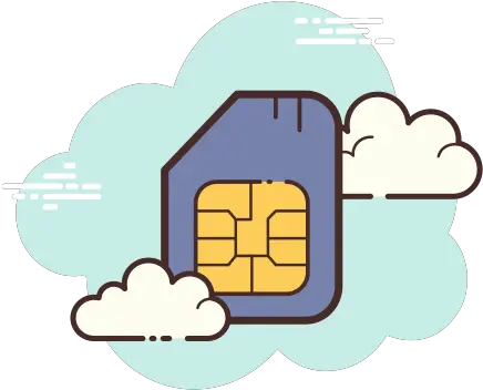  Sim Card Icon In Cloud Style Philosophy Clipart Png Sim Icon