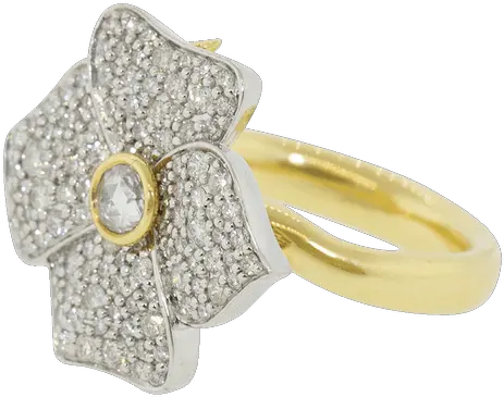  Hail Storm Diamond Flower Ring Wedding Ring Png Van Cleef Icon Rings