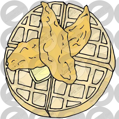  Chicken And Waffles Picture For Classroom Therapy Use Clip Art Chicken And Waffles Png Waffles Icon