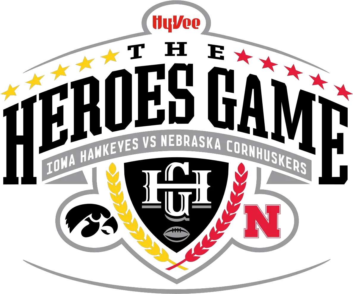  Iowa Iowa Vs Nebraska Football Png Hy Vee Logos