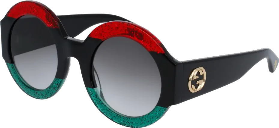  Gucci Gg0084s001 Red Black Sunglasses Grey Gradient Gucci Occhiali Da Sole Donna Png Clout Glasses Png