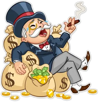  Pin De Ludo Gwada Em Dollar Money Icon 2020 Tatuagem Transparent Rich Man Png Monopoly Man Png