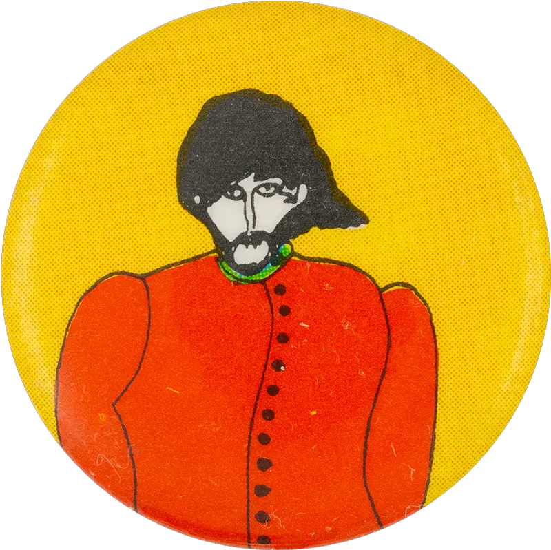  George Harrison Yellow Submarine Busy Beaver Button Museum Cartoon George Harrison Yellow Submarine Png Sub Button Png