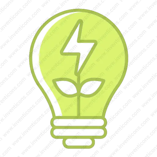  Download Power Of Nature Vector Icon Inventicons Incandescent Light Bulb Png Nature Icon Set