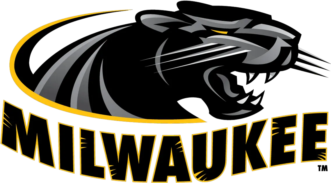  Wisconsin Milwaukee Panthers Logo Evolution History And Mascot University Of Wisconsin Milwaukee Png Panthers Logo Png