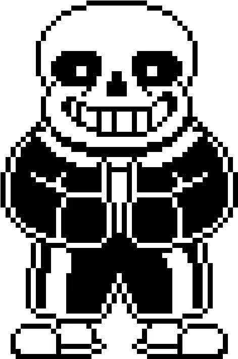  Download Sansserif Undertale Black White Sprite Hq Png Image Sans Png Sprite Png