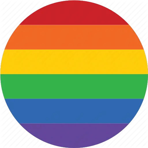  Circle Flag Gay Homosexual Marriage Transparent Rainbow Circle Logo Png Gay Pride Icon