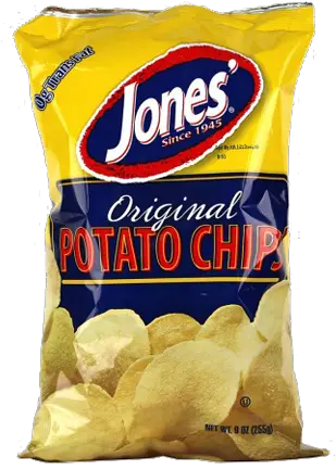  Download Jonesu0027 Potato Chips Review Jonesu0027 Wavy Salt Potato Chip Png Bag Of Chips Png