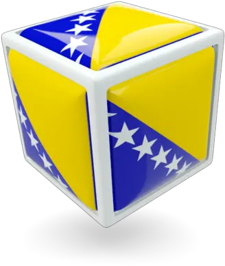  Cube Icon Illustration Of Flag Bosnia And Herzegovina Vertical Png Cube Icon Png