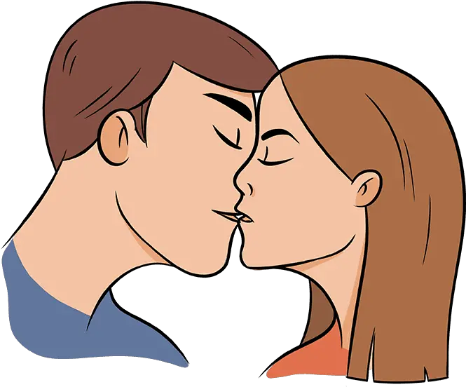  How To Draw A Kiss Really Easy Drawing Tutorial Png Kiss Cartoon Icon