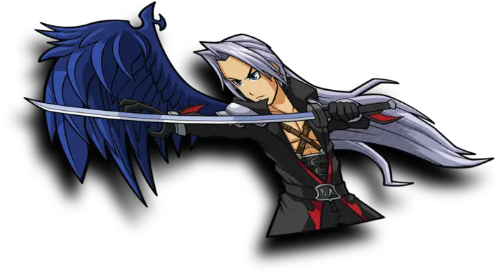  Sephiroth Half Peeker Sticker Fighter Aircraft Png Sephiroth Png