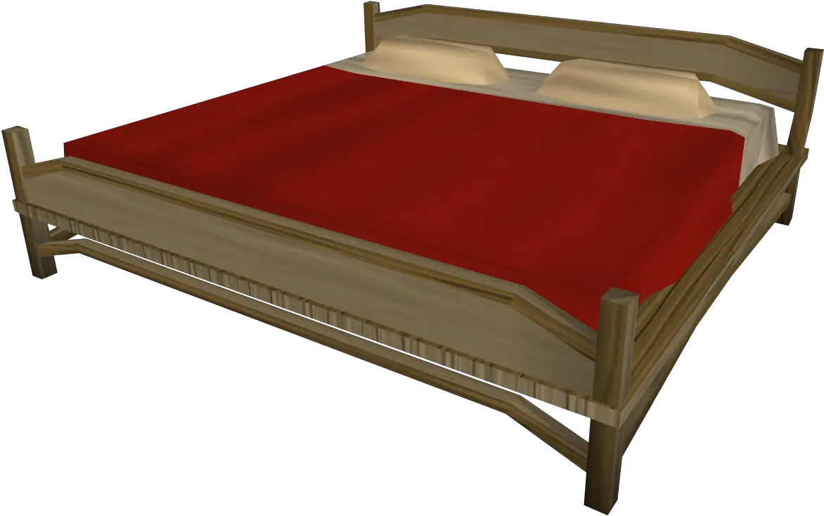  Large Teak Bed The Runescape Wiki Bed Frame Png Bed Png