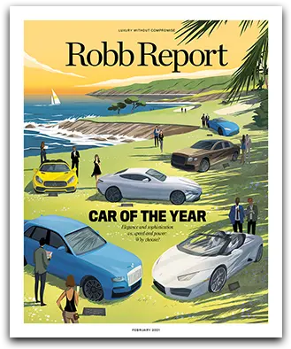  Robb Report U2013 The Best Luxury Cars Jets Yachts Travel Robb Report Magazine 2021 Png Luxury Car Icon