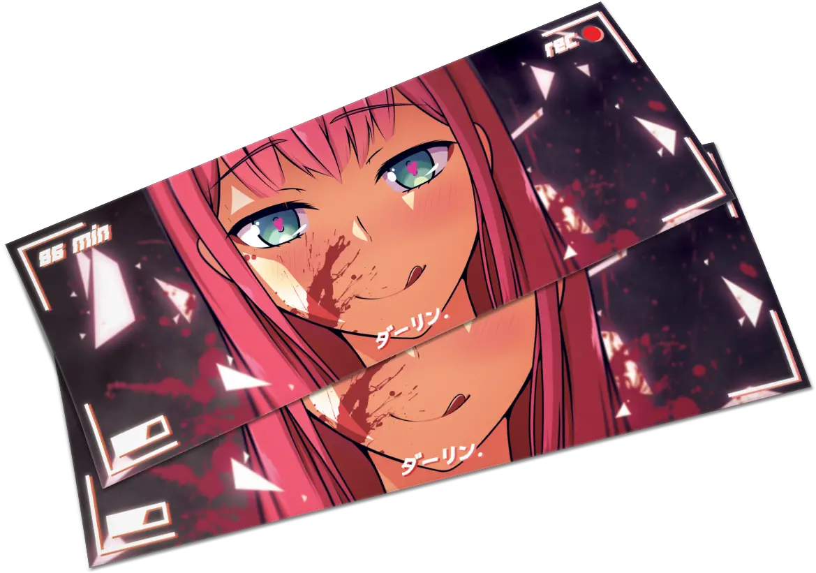  Zero Two Slap Zero Two Slap Sticker Png Zero Two Png