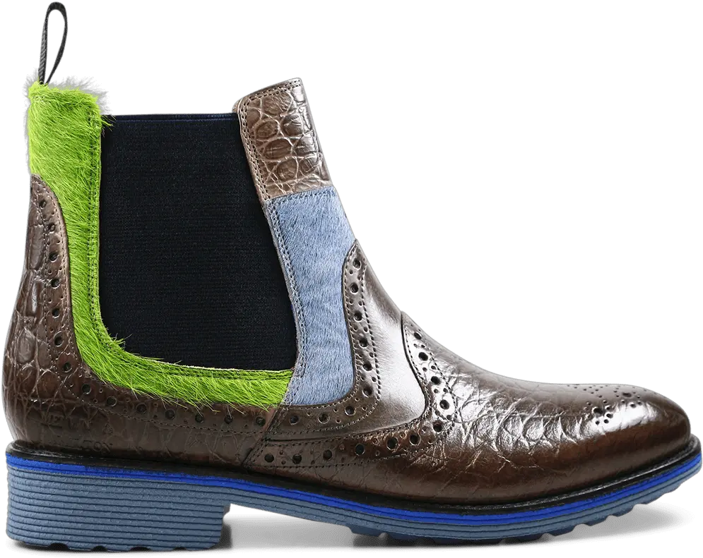  Amelie 31 Croco Classic Hair Chelsea Boot Png Jean Grey Png