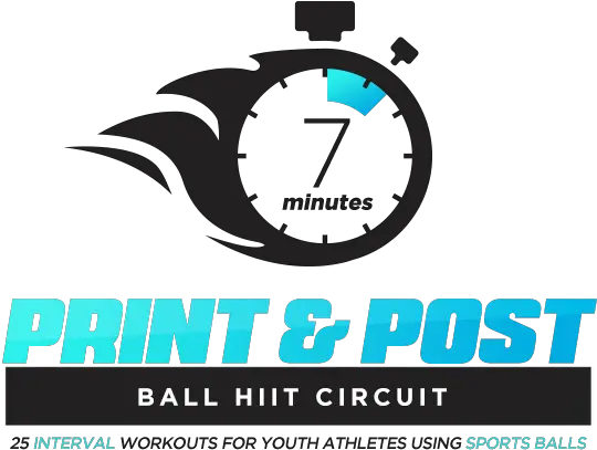  Print And Post Ball Hiit Circuit Fast Png 7 Minute Workout Icon