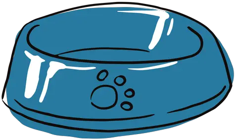  Dog Bowl Colored Doodle Transparent Png U0026 Svg Vector File Empty Pet Bowl Icon