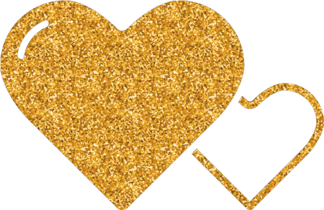  The Makeup Fairy By Chela Beauty U0026 Gold Glitter Heart Icon Png Yahoo Heart Icon