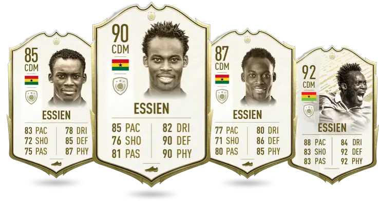  Road To Pim Essien Michael Essien Fifa 20 Png Fifa Icon Edition