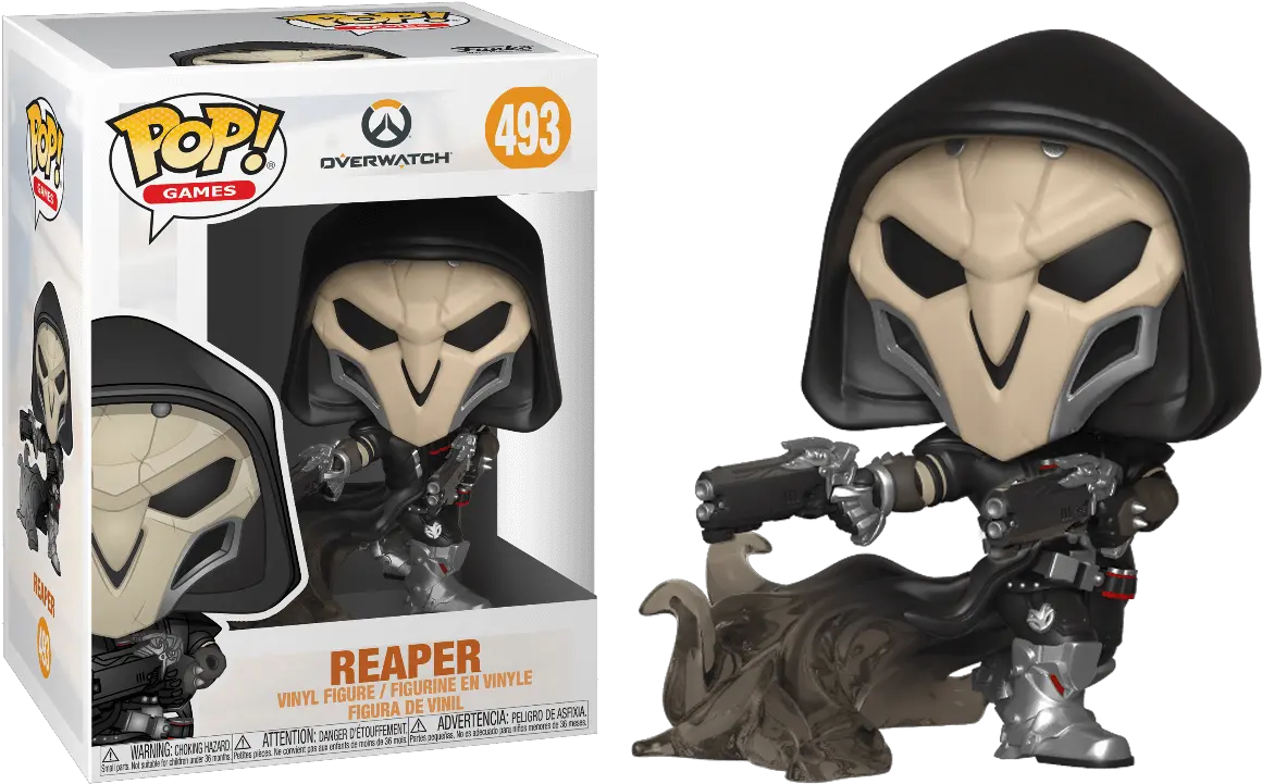  Overwatch Reaper Vinyl Figure Funko Pop Overwatch Reaper Png Reaper Overwatch Png