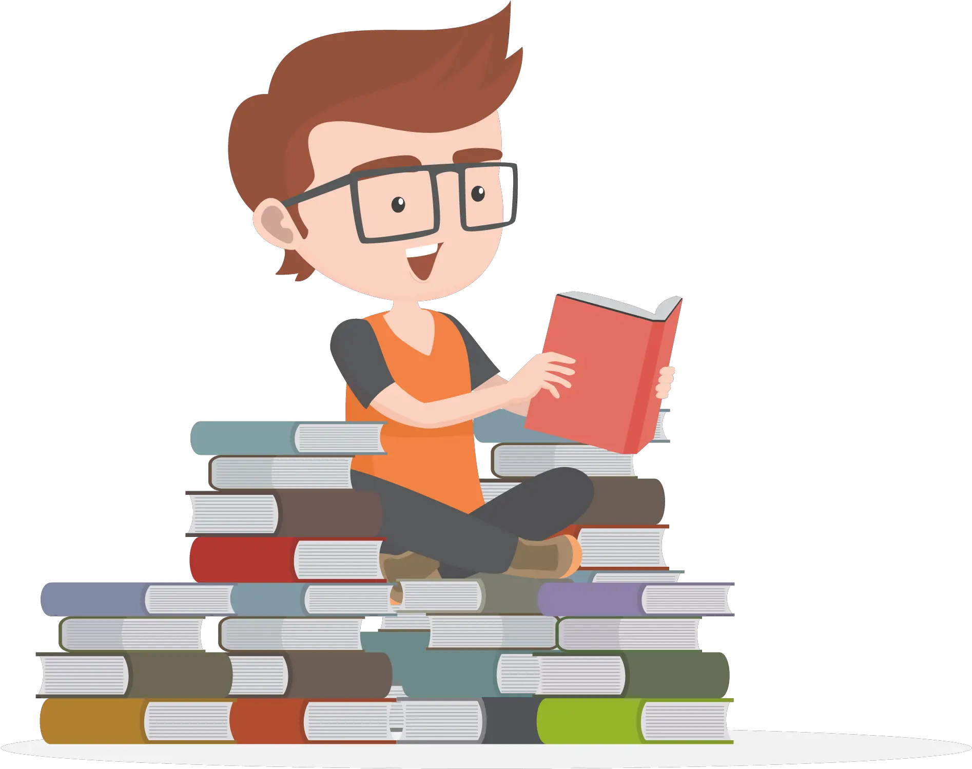  Child Reading Book Vector Book Mountain Book Sea Png Shayari For Teachers In English Child Png