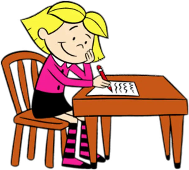  Check Out This Transparent Clifford Character Emily Writing Clifford The Big Red Dog Emily Elizabeth Jetta Png Cartoon Icon Images