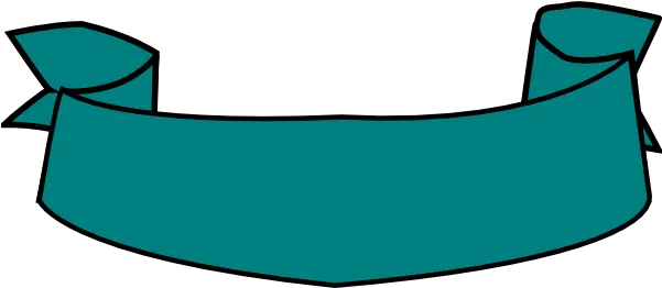  Teal Banner Curved Clip Art Vector Clip Art Banner Clip Art Png Banners Png