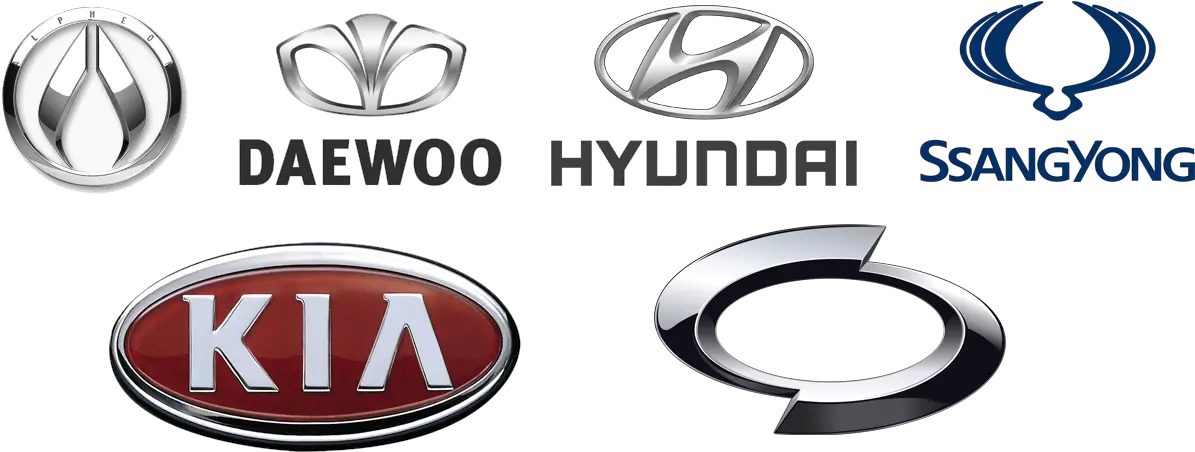  Marque De Voiture Corée Liste Constructeurs Automobile Kia Arm Png Daewoo Logos