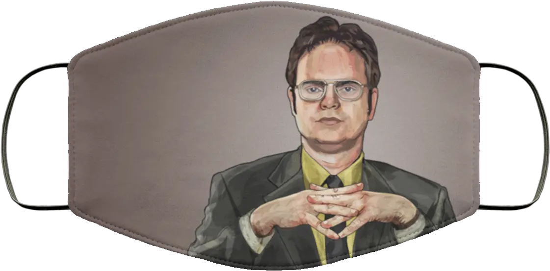  The Office Dwight Schrute Rainn Wilson Mortal Kombat Mask Covid Png Dwight Schrute Transparent